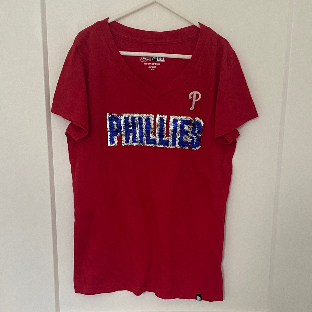 Girls sequin Phillies tee